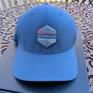 TravisMathew Sunnies Golf Hat Snapback Blue